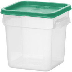 Matpatron for lagring av mat med oppgradering 3.8 l 190 x 190 x 180 mm - Hendi 870914