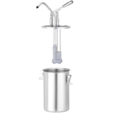 Container voor sauzen met dispenser Steel 4.5 L - Hendi 558102