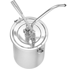 Container voor sauzen met dispenser Steel 4.5 L - Hendi 558102