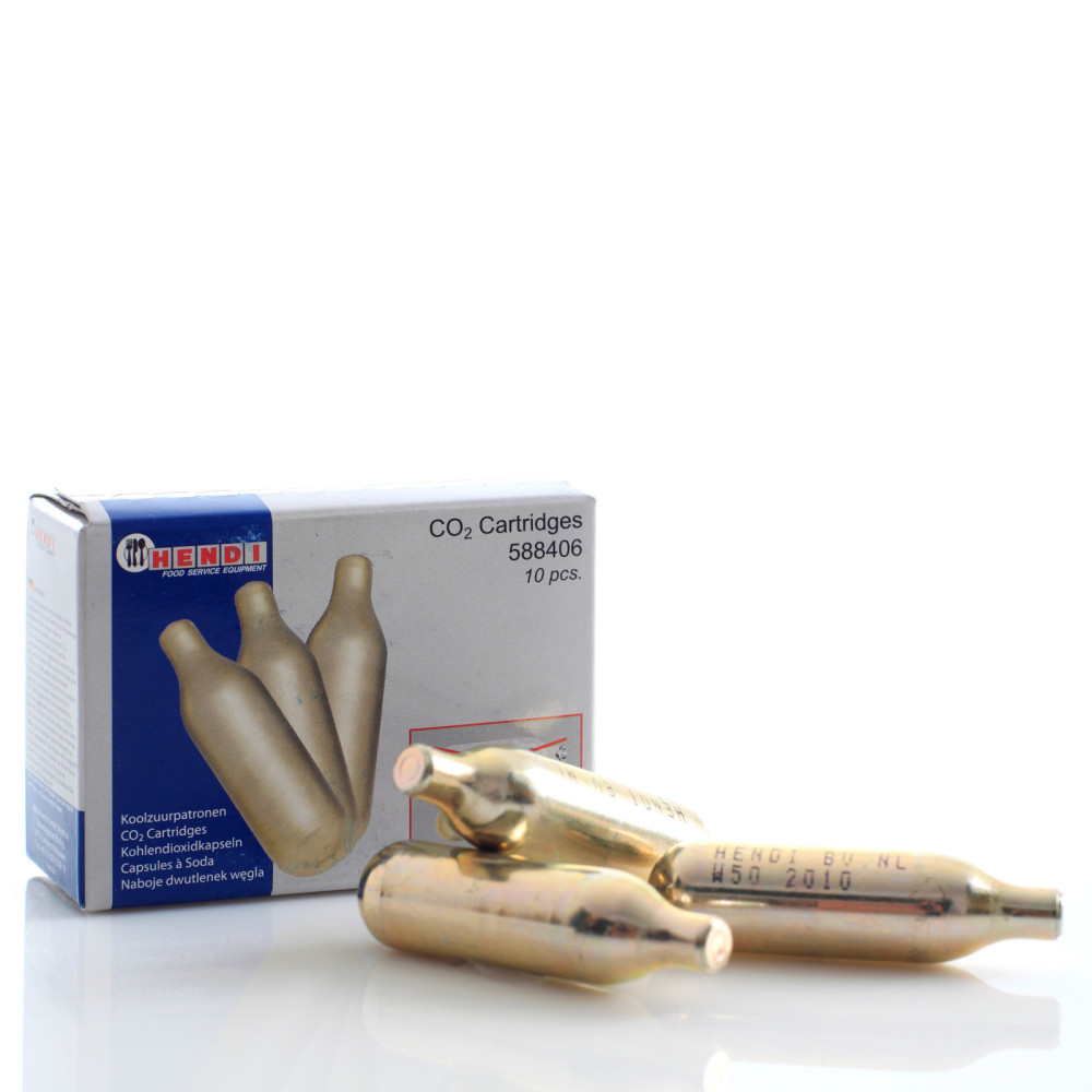 Cartuchos Sifão para a Água de Sódio de Sódio 10pcs - Hendi 588406 Cartuchos Sifão para a Água de Sódio de Sódio 10pcs - Hendi 588406