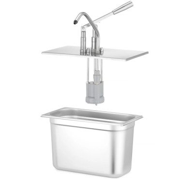 Dæk for beholder GN 1/3 med dispenserdispenser - Hendi 558157
