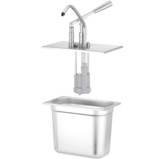 Cover for container GN 1/4 with dispenser dispenser - Hendi 558140