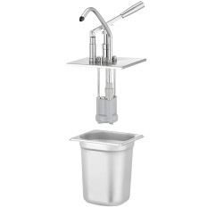 Cobertura para o recipiente GN 1/6 com dispensador do dispensador - Hendi 558133