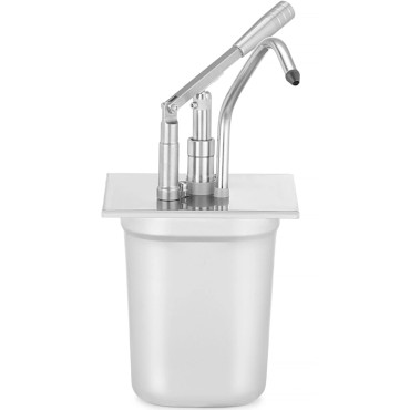 Dekking voor GN 1/6-container met dispenser dispenser - Hendi 558133
