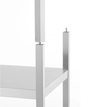 Metallspeicher Bücherregal 5 Regale 900 x 450 x 1800 mm - Hendi 813041