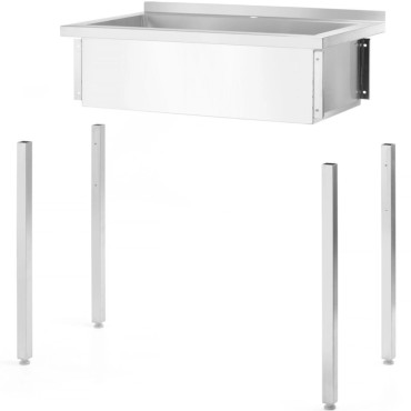 Zwembad Single-kamer Budget Line Steel Steel 800 x 600 x 850 cm - Hendi 811009