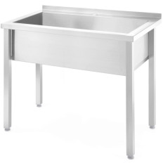Pilha de uma câmara única de piscina soldou a linha de orçamento de 1000 x 600 x 850 cm - Hendi 816714