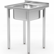 Swimming pool Single-chamber Budget Line steel 600 x 600 x 850 cm - Hendi 816752