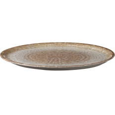 Pizza Plate kréta tartós porcelán szombdal. 330 x 18 mm - 6 tétel készlet.
