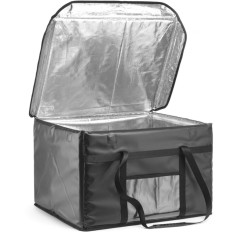 Consegna sacchetto termico per il trasporto di alimenti su 12 case lunchboxes 55 x 46 x 36 cm - Hendi 709795