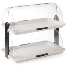 Sito Web del display a buffet con copertina rootop doppia 380 x 260 x 355 mm - Hendi 871768