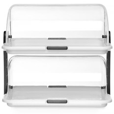 Buffetweergave Website met rooltop Cover Double 380 x 260 x 355 mm - Hendi 871768