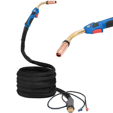 Metināšanas turētājs ar migomas līniju ar MIG Mag 5 m x 16 mm2 Ūdens dzesēšana