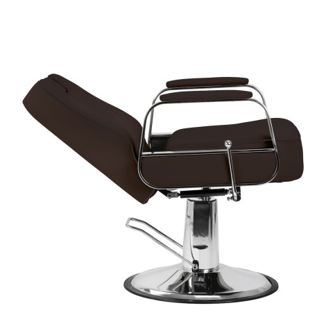 Barberstuhl Gabbiano Rufo braun — Seitenansicht