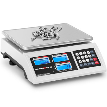 LOCAL DE TRADING LCD RS232 6000 g / 0,1 g