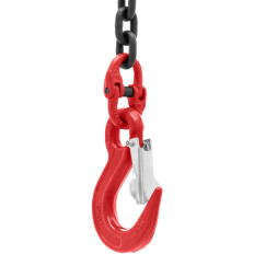 1-load chain tower with hook and adjustable 1 m 2000 kg