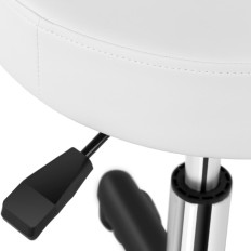 Roterende cosmetische kruk op wielen Physa Aversa - White