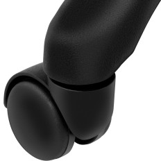 Sgabello cosmetico rotante sulle ruote Physa AVERSA - BIANCO