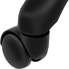 Tabouret cosmétique rotatif sur roues Physa Aversa - Cappucino