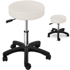 Taburete cosmético rotatorio sobre ruedas Physa Aversa - beige