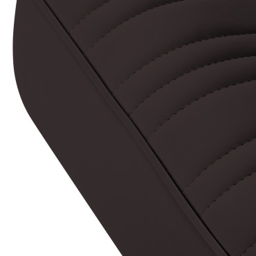 Barbierstoel Gabbiano Rufo bruin — detail zitvlak