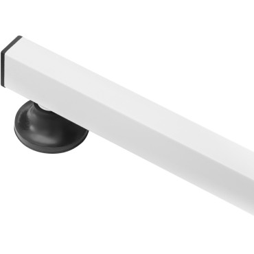 Kozmetični naslon za noge za pedikuro Nastavljiva višina do 67 cm do 80 kg - svetlo siva