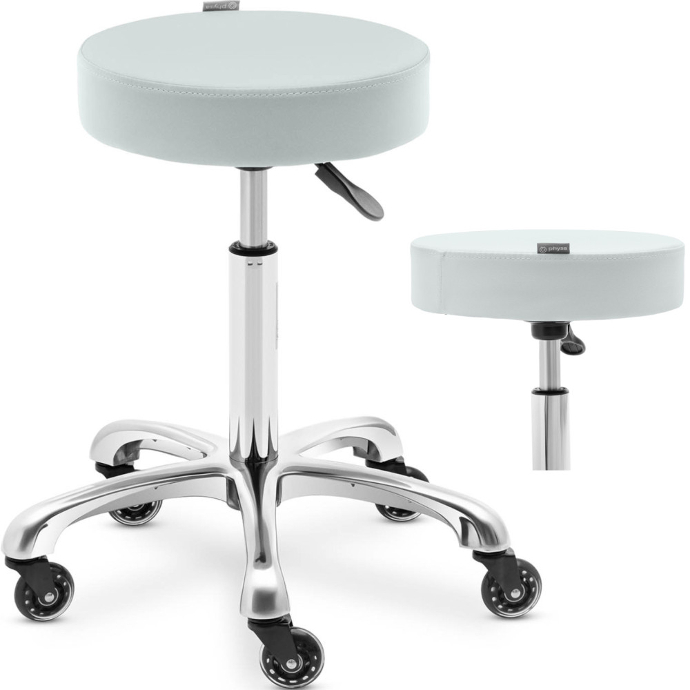 Rotary Cosmetic Stool on Worcester Wheels - Pistachio