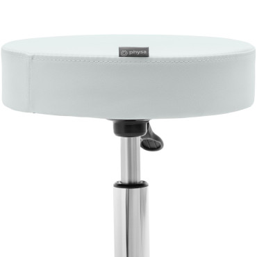 Rotary Cosmetic Stool on Worcester Wheels - Pistachio