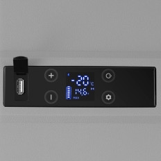 Ledusskapis Tūrists uz riteņiem ar iesaldēšanas funkciju 12/24 V DC / AC 60 W 52 L