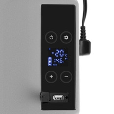 Refrigerator Tourist on wheels with freezing function 12/24 V DC / AC 60 in 40 L