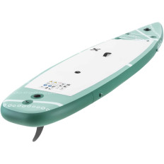 SUP swimming board Pumped two-chamber with accessories 125 kg-Green