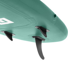 SUP-zwemplaat gepompt twee-kamer met accessoires 125 kg - groen