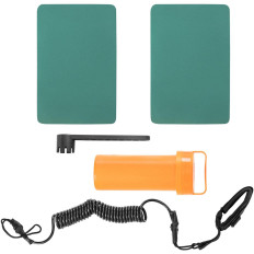 SUP-zwemplaat gepompt twee-kamer met accessoires 125 kg - groen