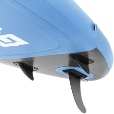 SUP-zwemplaat gepompt twee-kamer met accessoires 105 kg - lichtblauw