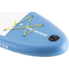 SUP SCHWIMME PUMPED Zweikammer mit Zubehör 105 kg - hellblau