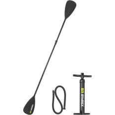 SUP-zwemplaat gepompt twee-kamer met accessoires 105 kg - lichtblauw