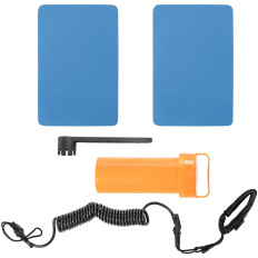 Placa de baño SUP. Doble cámara bombeada con accesorios 125 kg - azul