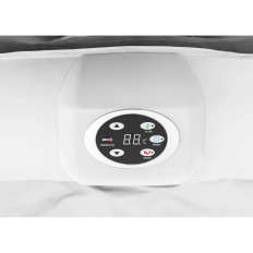 Zahrada Jacuzzi nafukovací 130 hmotnostních masážních 6 osob 910 l šedozláně