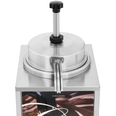 Elektrische verwarmer voor chocoladegaaien met een 45 L 500 W-sauzen