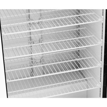 Garderobs frysglasade 7 hyllor 580 L 492 W - Vit