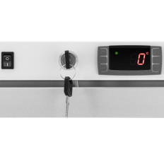 Refrigerator Gastronomy refrigerator Glazed 4 shelves 590 L 228 W