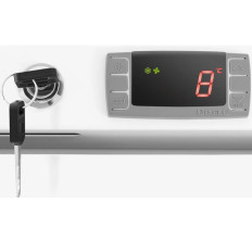 Kylskåp Catering Kylskåp Stål 4 hyllor 590 L 228 W - Vit