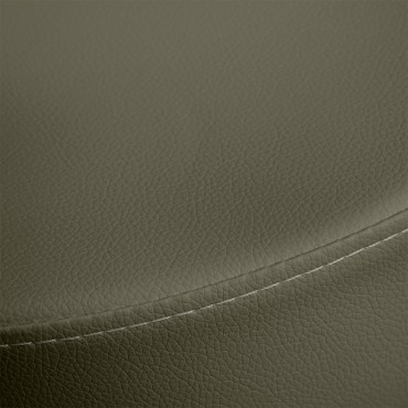ACTIVESHOP 304 Grauer Kosmetik-Hocker mit Hydraulik und Gummirädern — Detailaufnahme Oberfläche