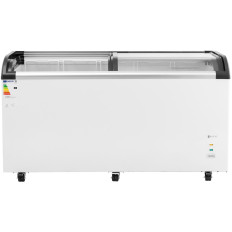 Congélateur glacé vitré pour crème glacée glacée congelée 445 L 248 W