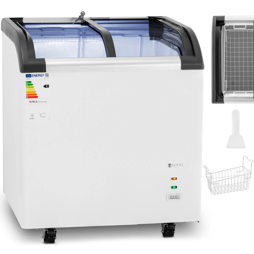 Glaserad frusen frusen isbox 180 l 180 w