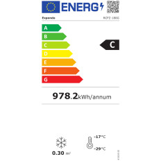 Zamrażarka skrzyniowa przeszklona do lodów mrożonek 180 l 180 W