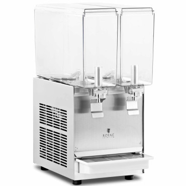 Διανομέας ψύξης διανομέα για χυμούς διπλού ποτού 2 x 10 L 290 W