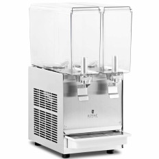Dispensador de refrigeração do dispensador para sumos de bebidas duplas 2 x 10 l 290 w