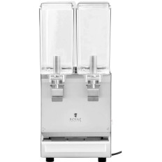 Distributeur de refroidissement distributeur pour jus de boissons à double boisson 2 x 10 l 290 W
