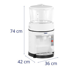 Crusher de hielo eléctrico 8 l 320 rpm 400 w